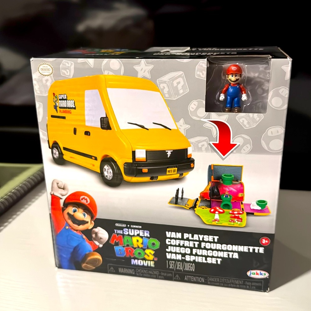 The Super Mario Bros. Movie Van Playset